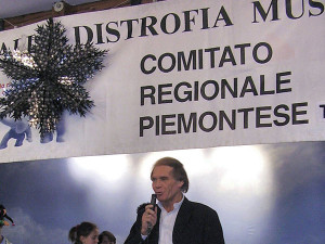 L’ex presidente Peirolo ad una festa pre-natalizia