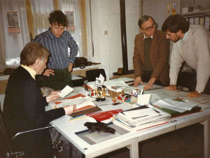 1987: volontari e obiettori nella sede di via Casalis 70